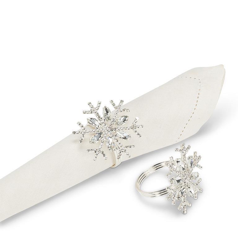 Jewelled Snowflake Napkin Ring