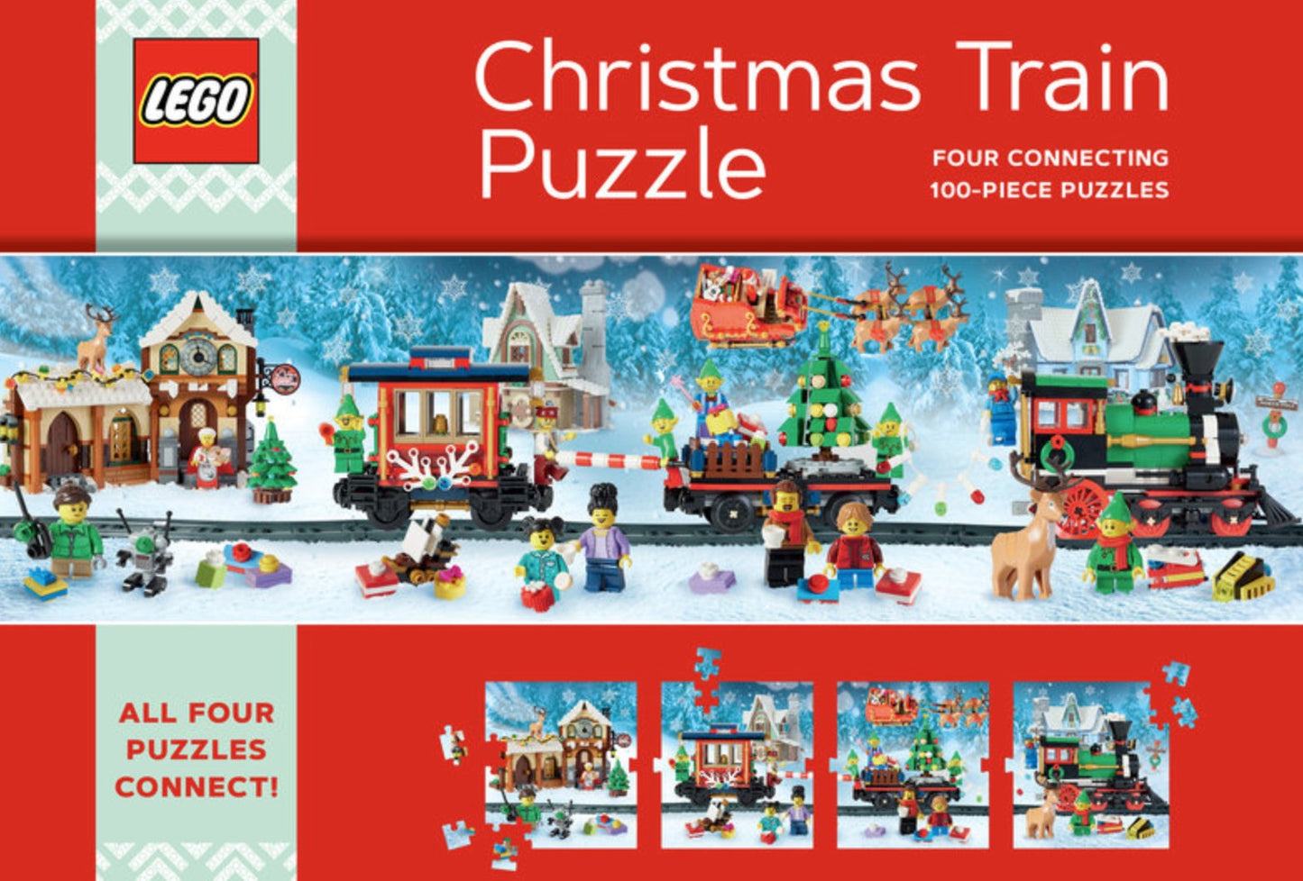 Lego Christmas Train Puzzle
