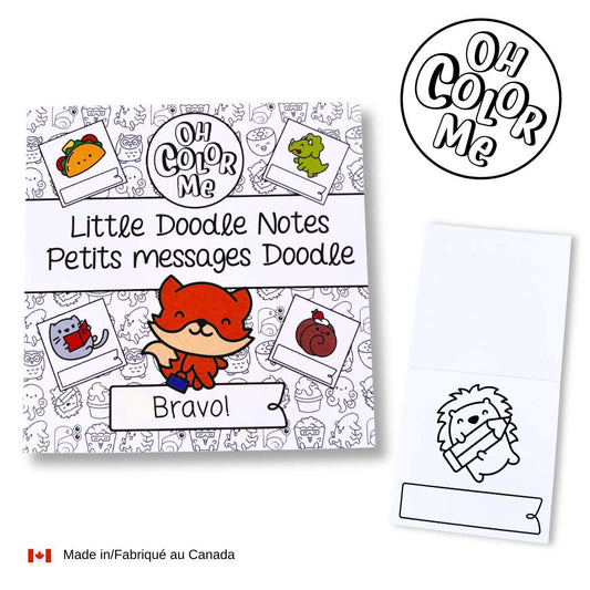 Little Doodle Notes Mini Coloring Book