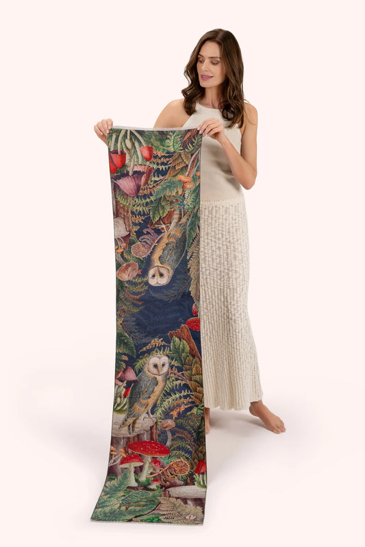 Lux Scarf Wild Woodland Owl