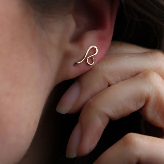 Mini Filigree Ear Climbers  Gold
