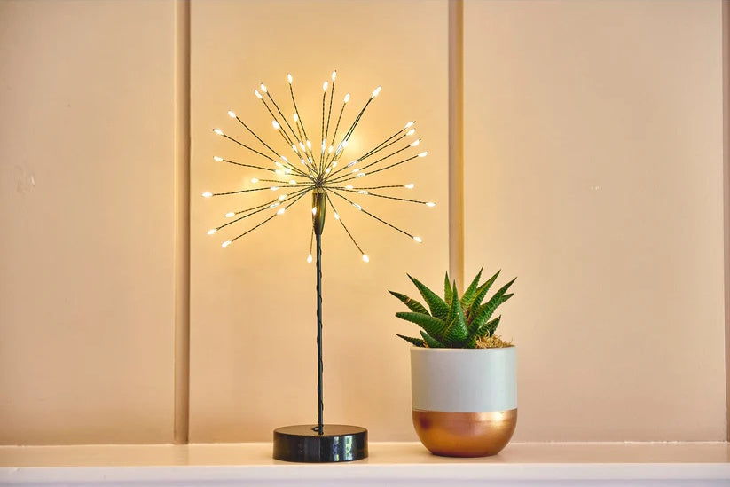 Mini Table Starburst Light - Black
