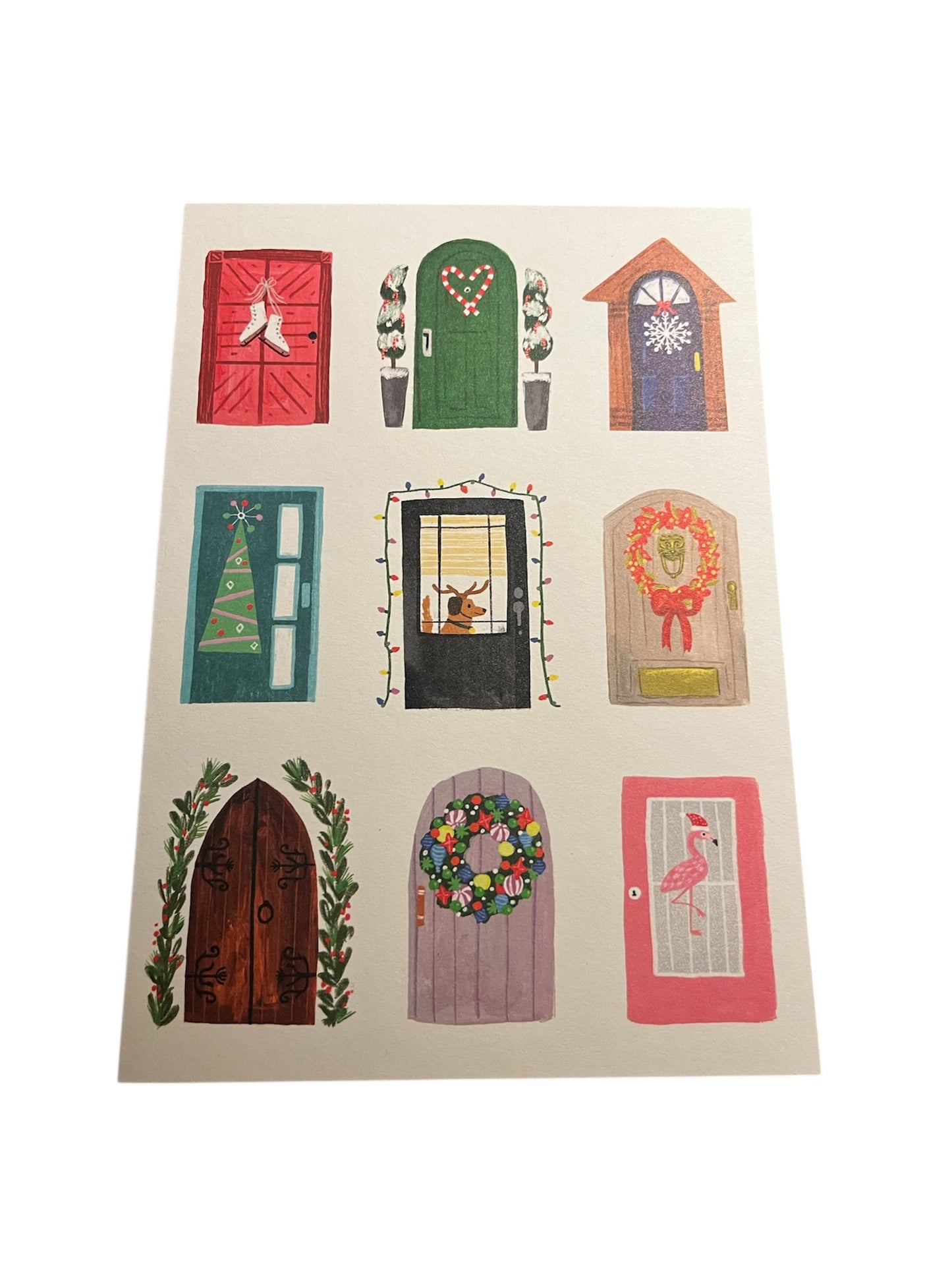 Good Fortune Doors Holiday Card