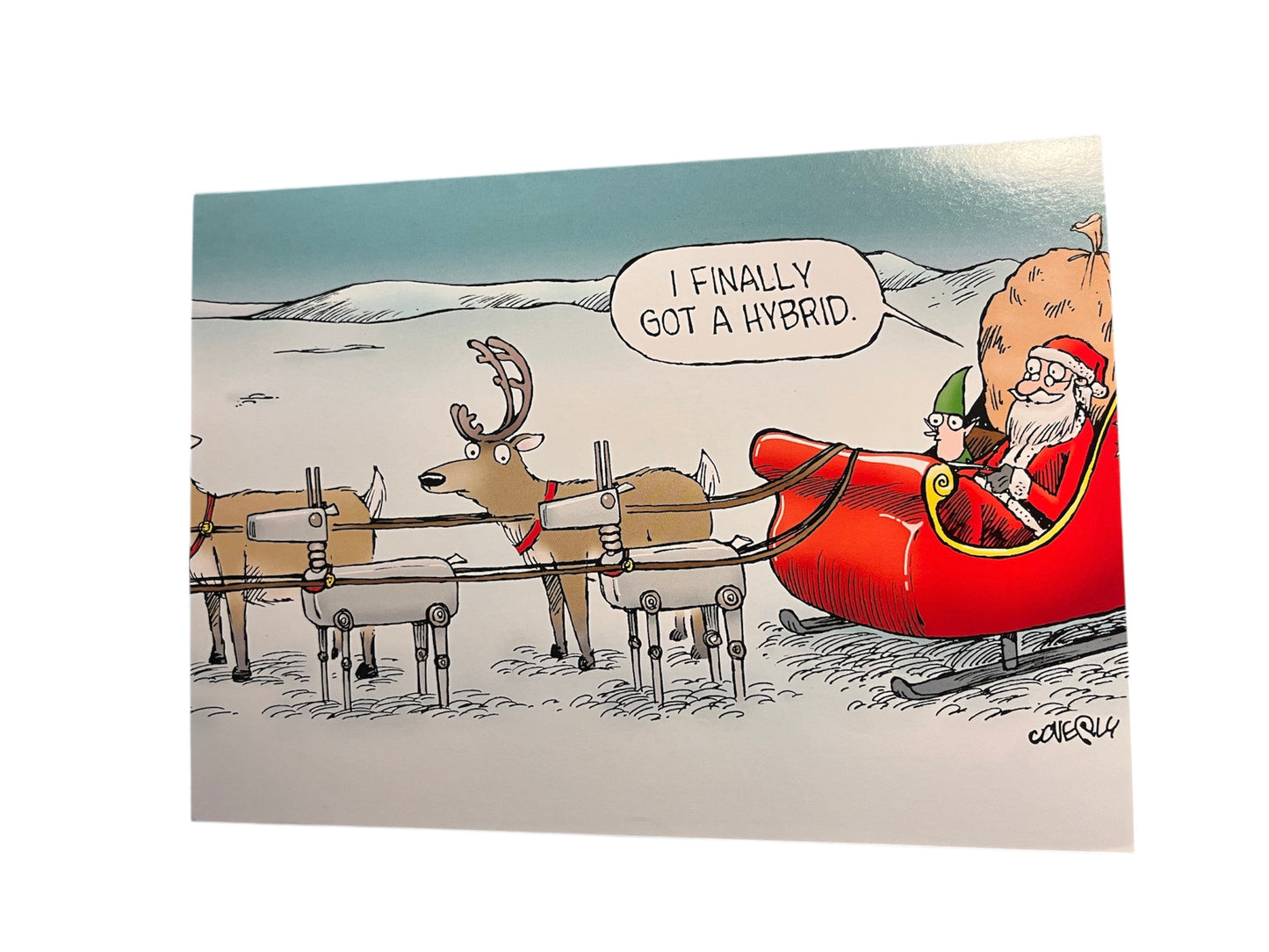Hybrid Sleigh Holiday Card