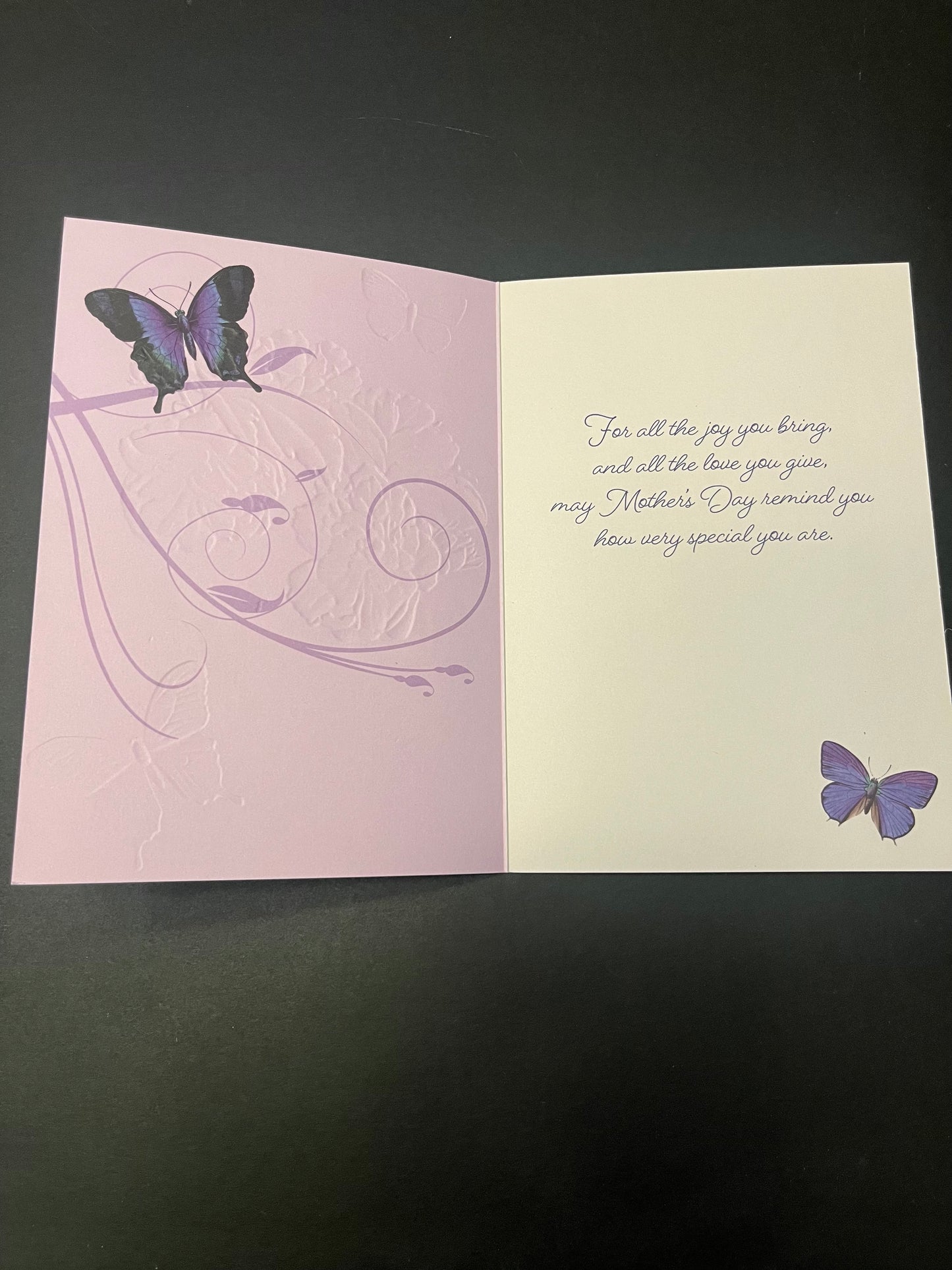 Bouquet with Butterfly - Mother's Day Card