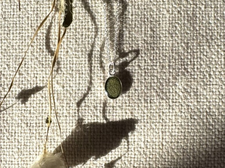 Sage Small Sterling Silver Necklace