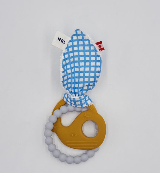 Baby Silicone Teether Aqua Tiles