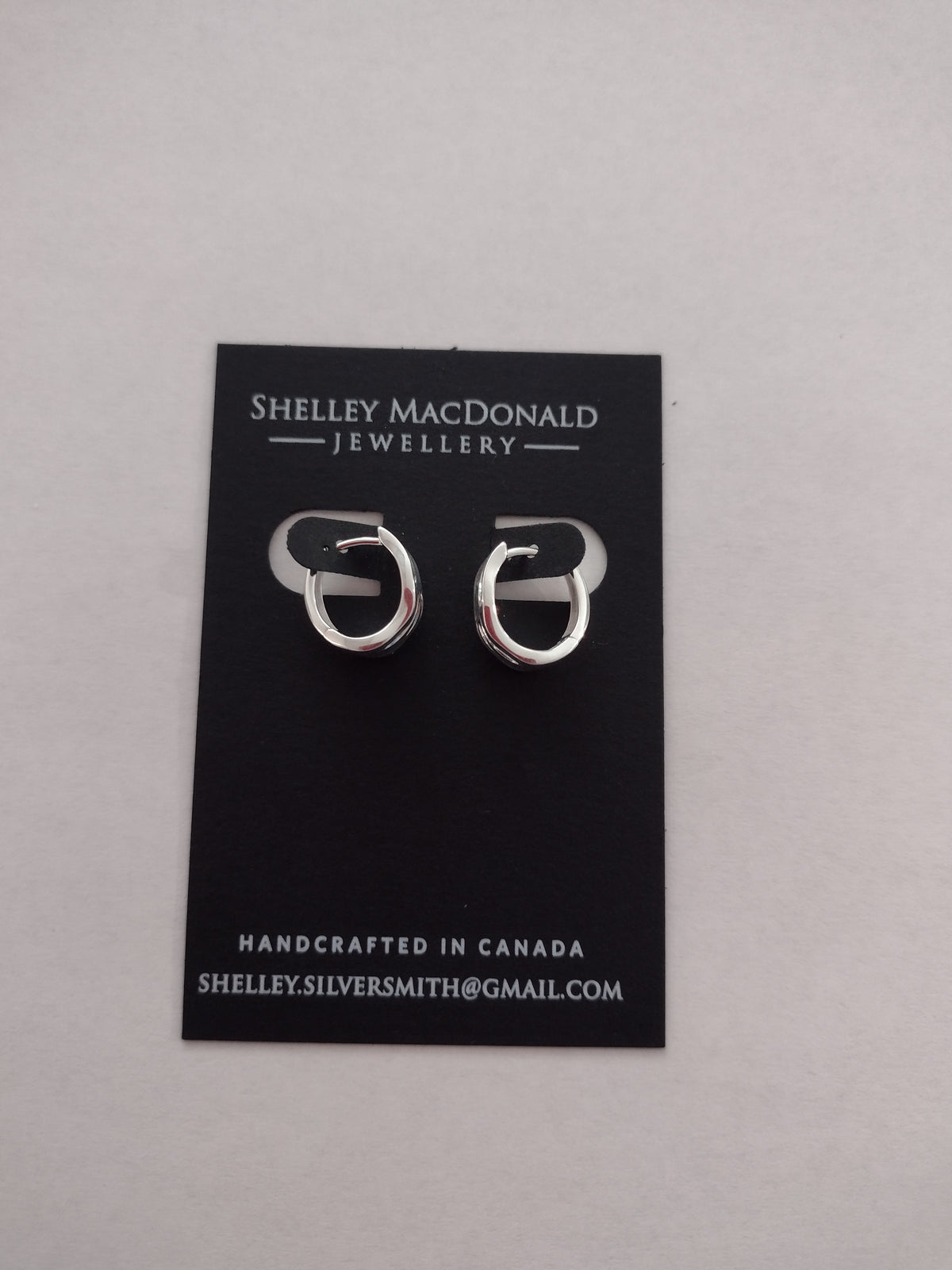 Small Glacier Hoop Earrings