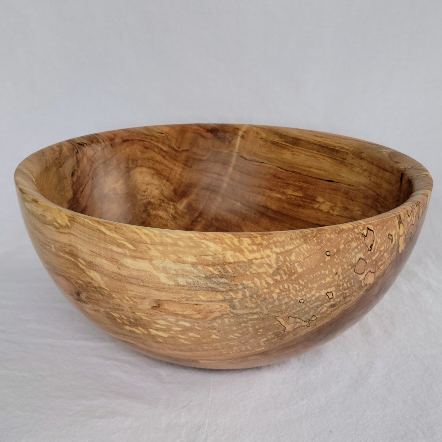 Spalted Ambrosia Maple Bowl AM28