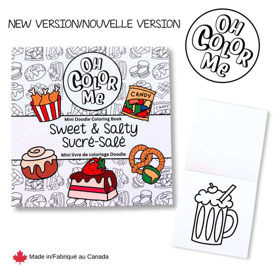 Sweet & Salty Mini Coloring Book