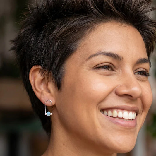 Taylor Opalite Earrings - Made in Canada