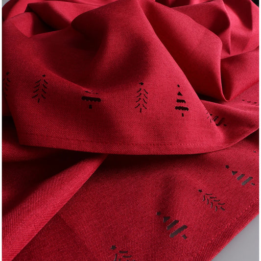 Tree Hemstitch Napkin Set of 4