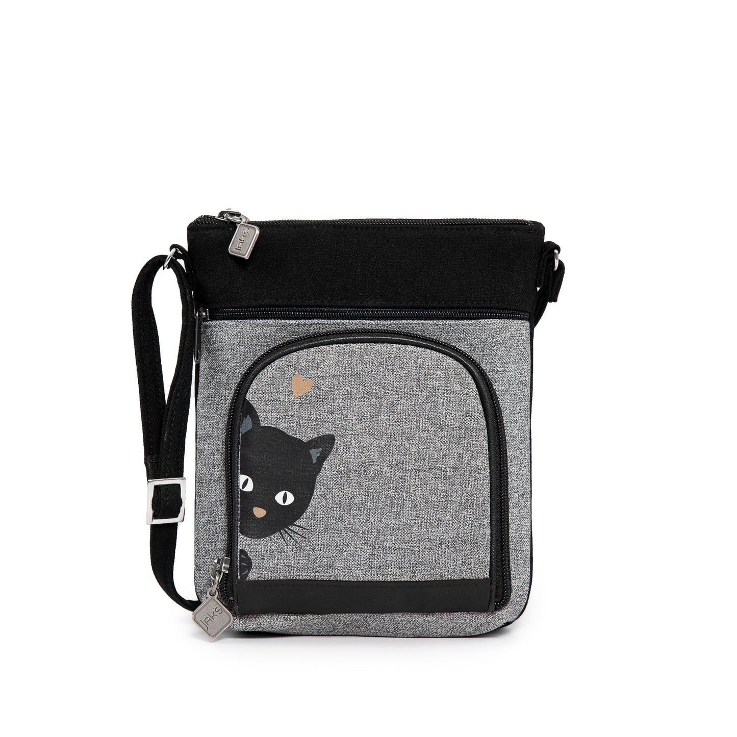 Walking Pouch with Black Cat