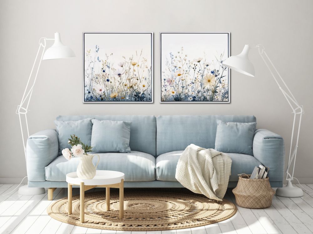 Wildflowers in Morning Light I Artwork
