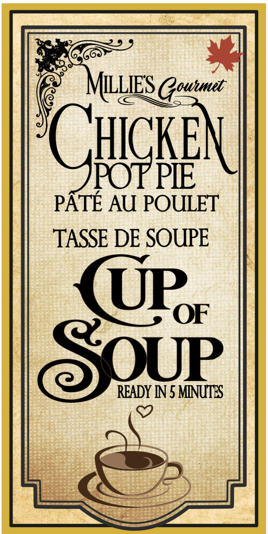 Chicken Pot Pie Cup of Soup
