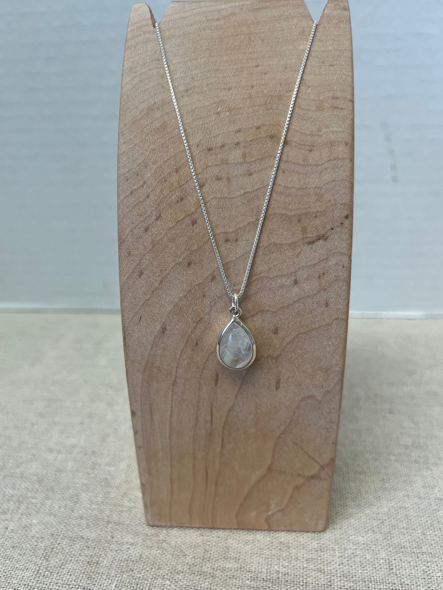 Moonstone Teardrop Necklace