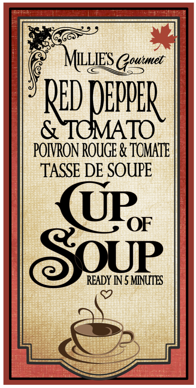 Red Pepper & Tomato Cup of Soup
