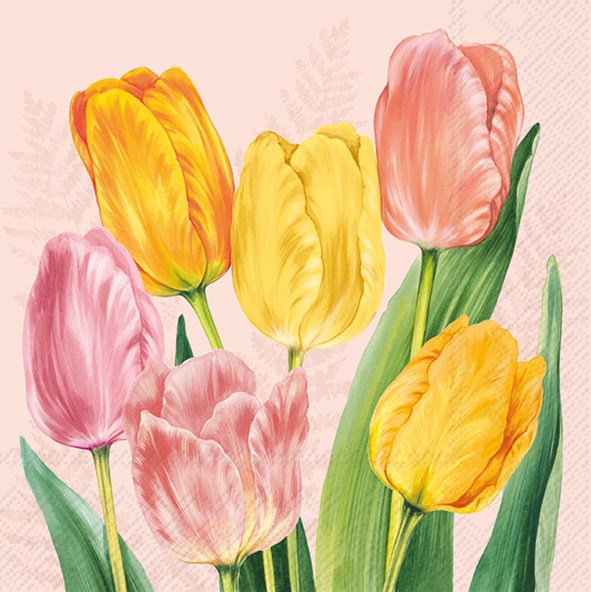 Serviettes de table printemps/été