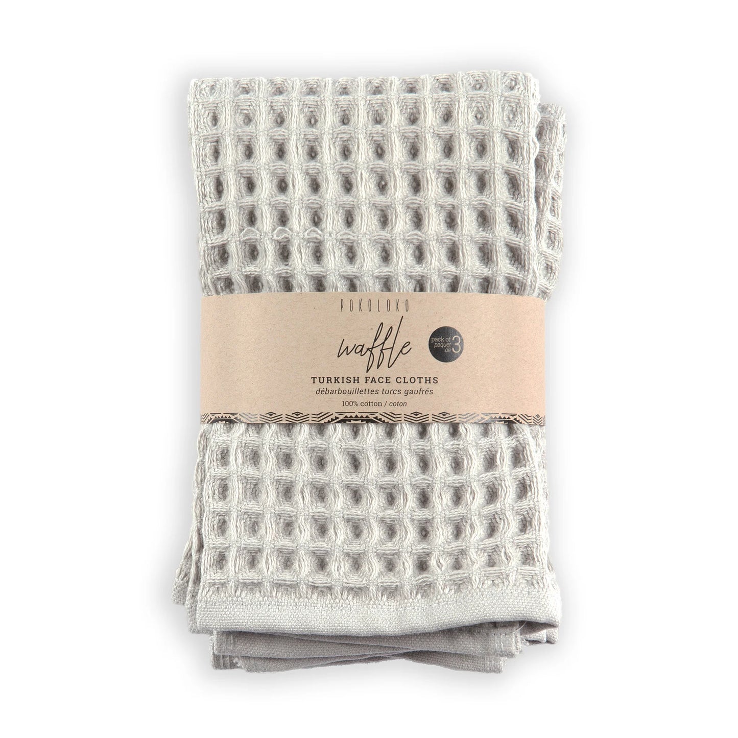 Waffle Face Towel - Set of 3