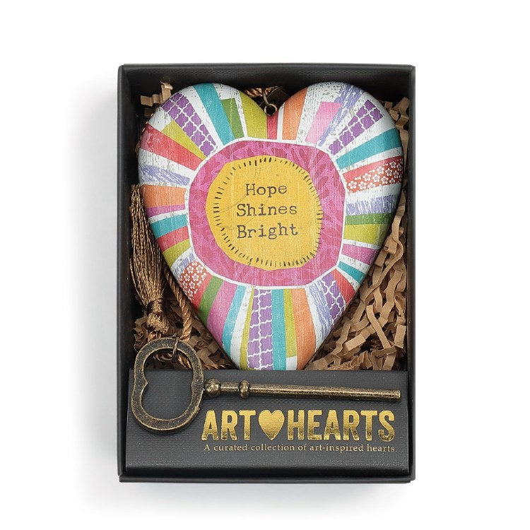 Art Heart Hope Shines Bright