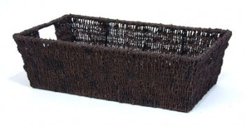 Boîte de Rangement Rectangulaire Marron Foncé