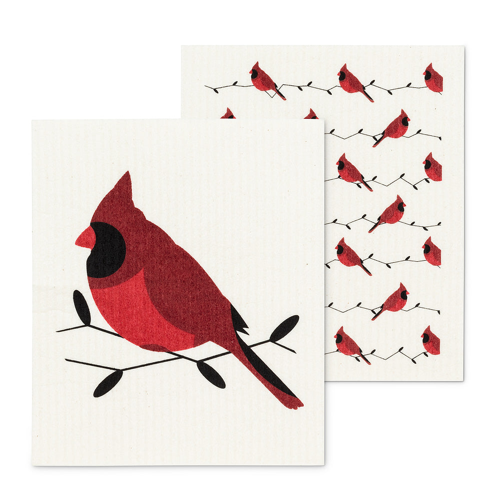 Cardinals dishcloths set/2