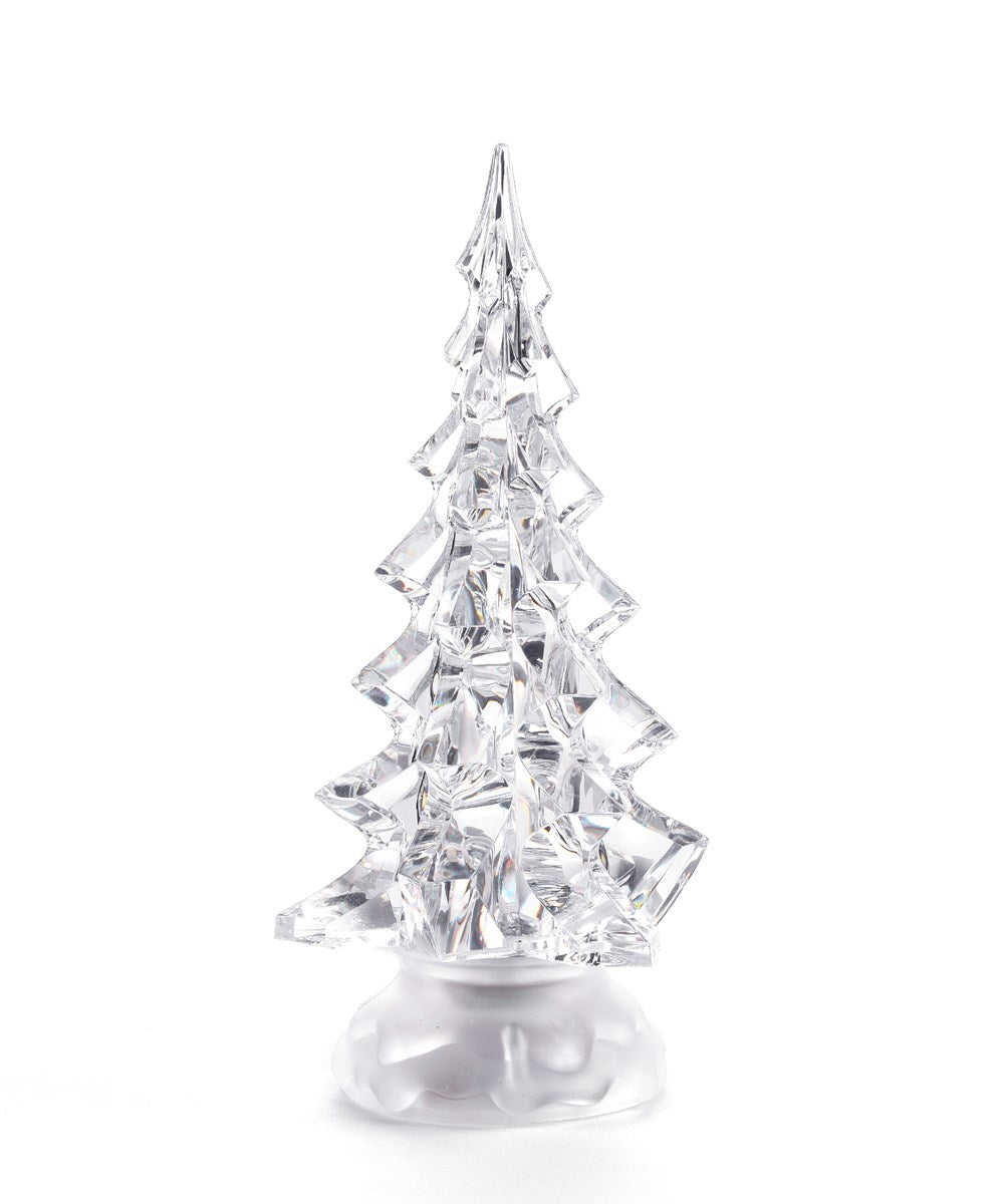 Lanterne à eau en acrylique pour arbre de Noël à LED