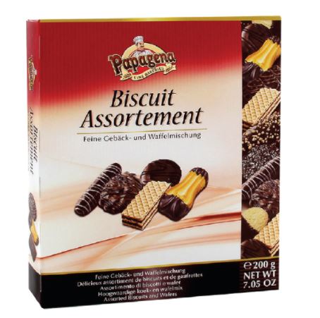 Biscuits au chocolat assortis