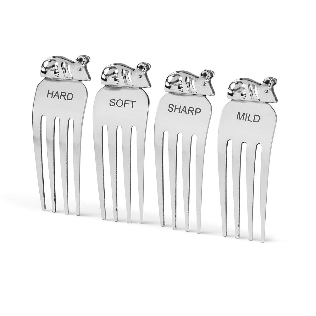 Cheese Markers with Mouse Set of 4