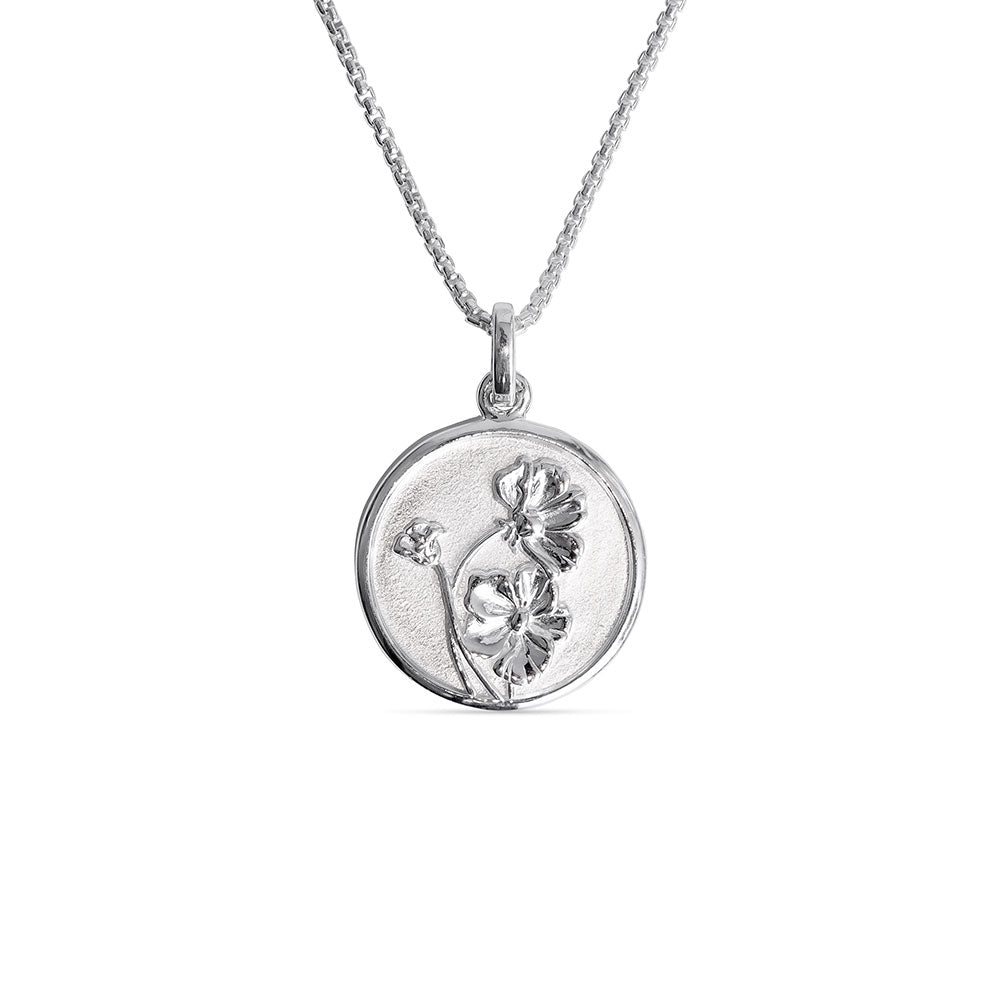 Birth Flower Collection Necklaces Sterling Silver - Canada
