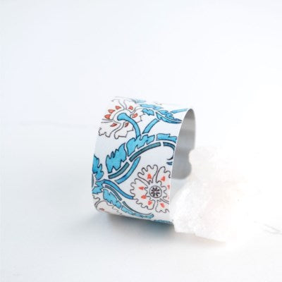 English Garden Statement Cuff 1.5" Aluminum - Canadian Made