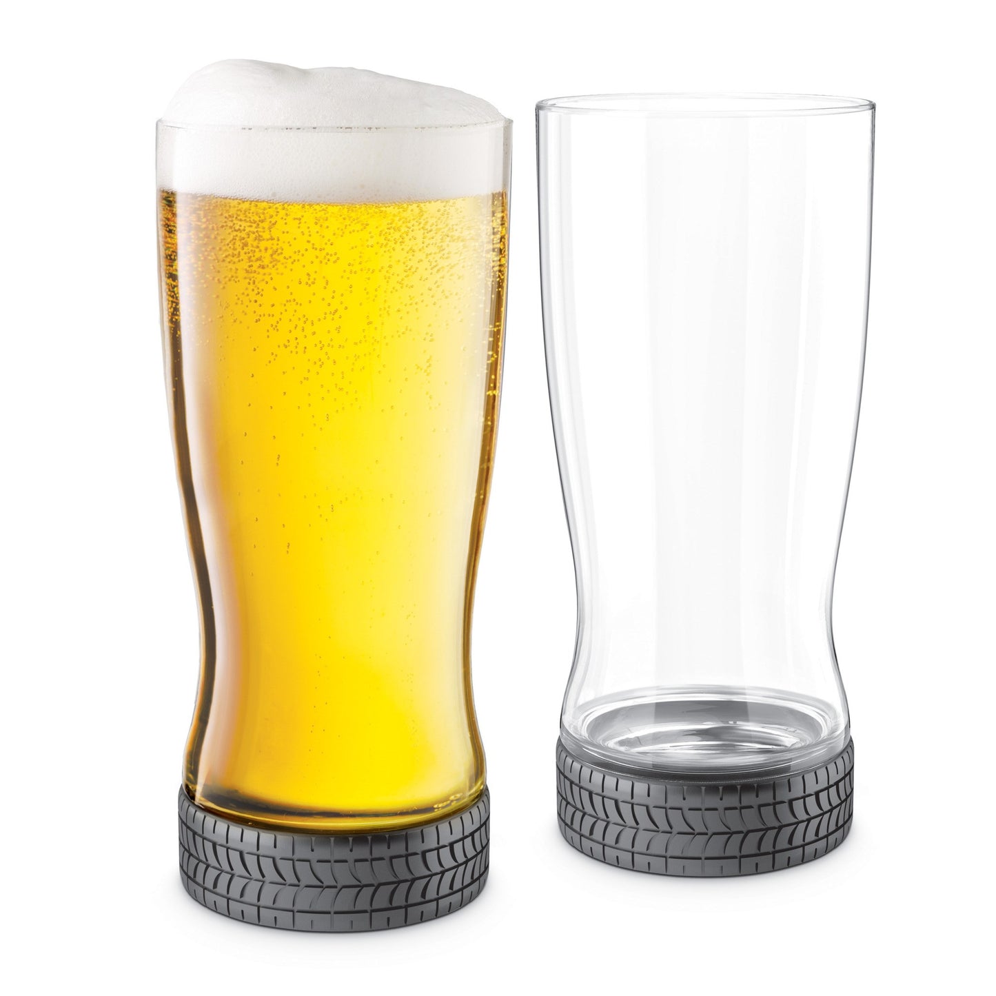 Wheel and Rim Beer Glasses - Set of 2