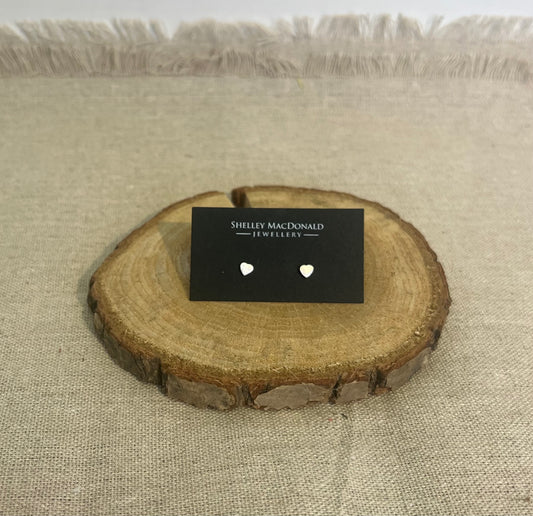 Boucles d'Oreilles Coeur Plat