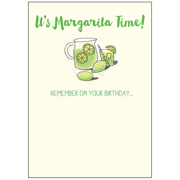 Margarita Time - Birthday Card