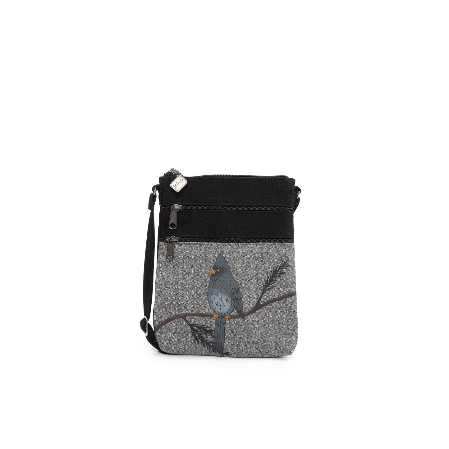 Grab and Go Pouch with Grey Cardinal