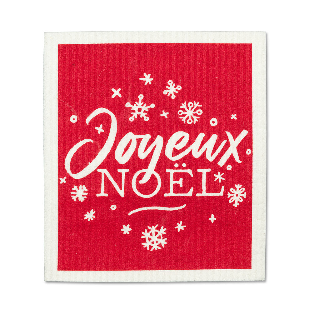 Joyeux Noel Dishcloths set of 2