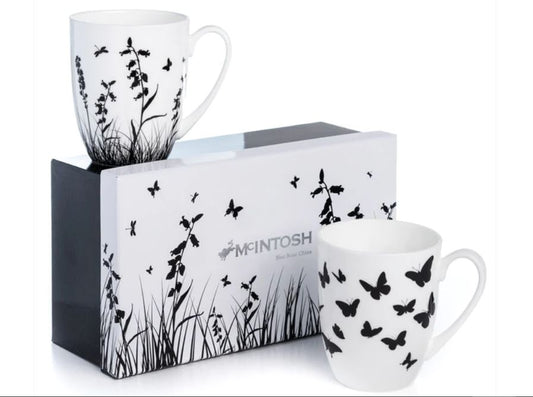 Meadow Silhouette Mug Pair