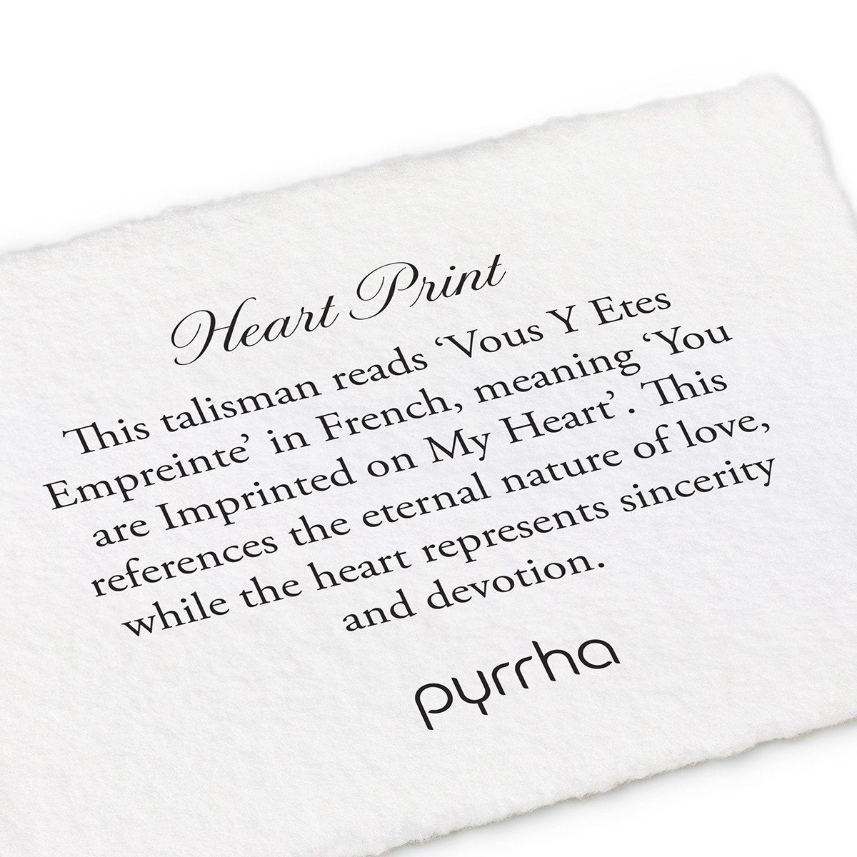 Heart Print Necklace