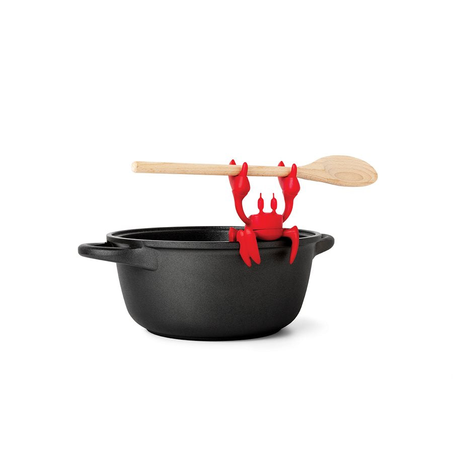 Red Spoon Holder and Steam Releaser