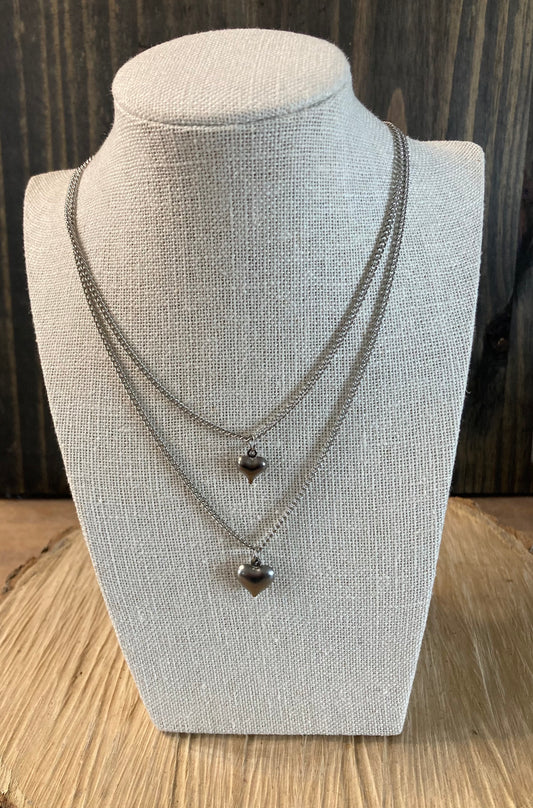 Puff Heart Necklace