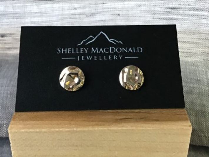 Reticulated Stud Earrings Small