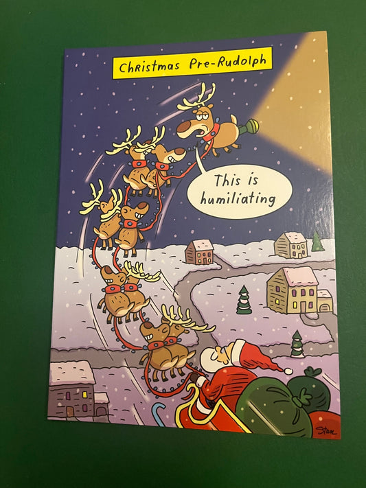 Vacances pré-Rudolph Carte de vœux