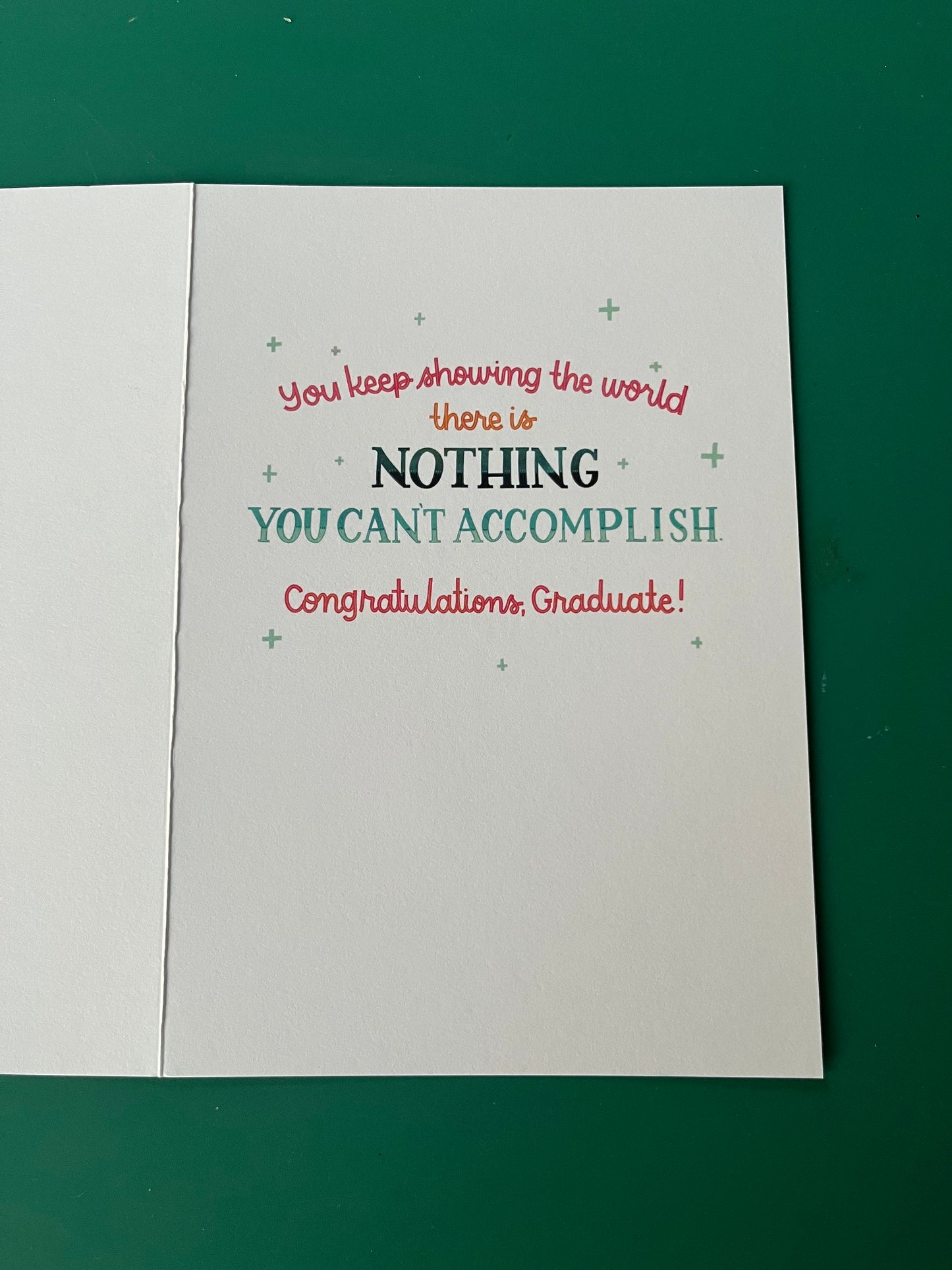 She believed she could - Graduation Card