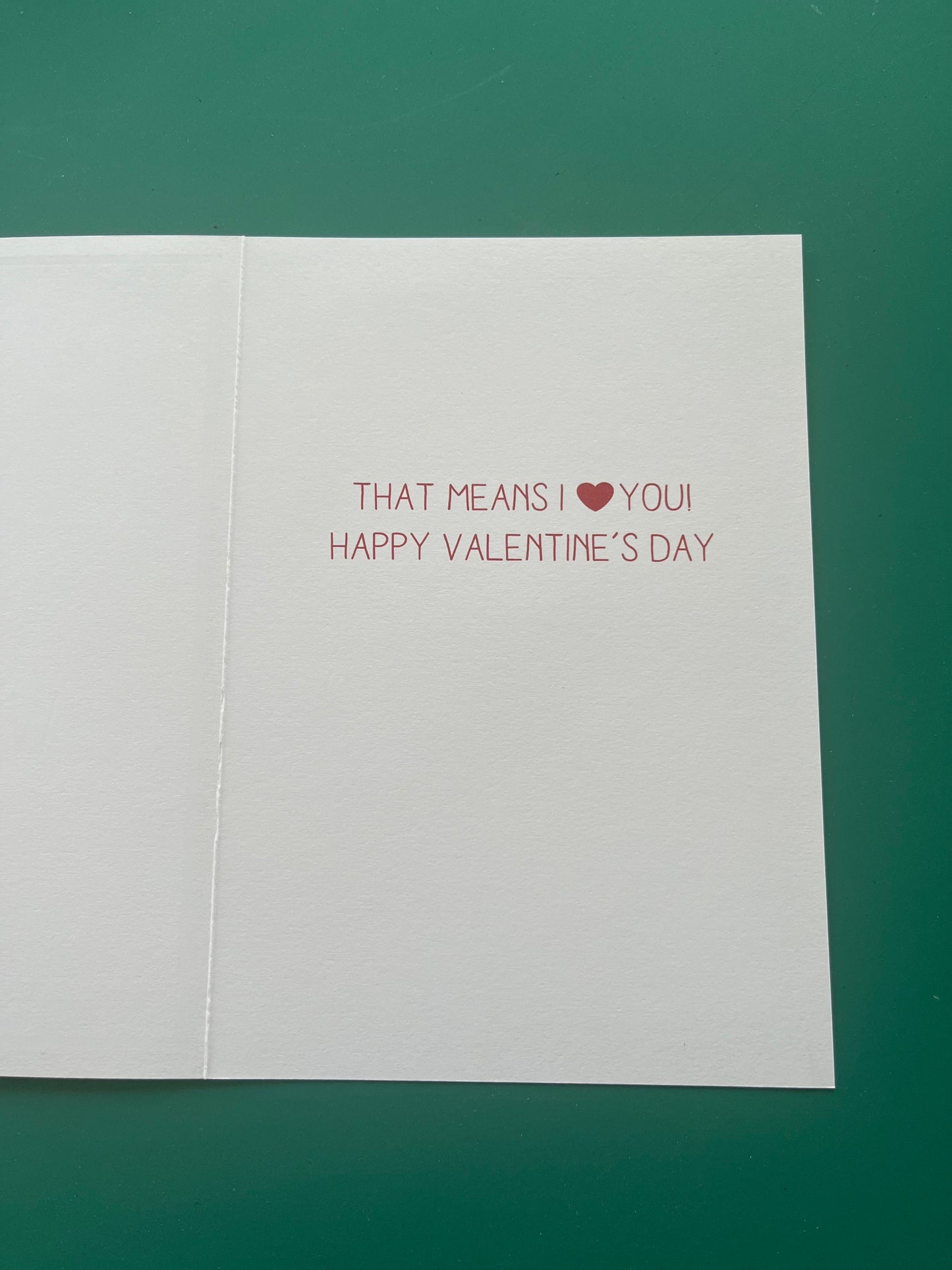 Woof Valentine's Greeting Card