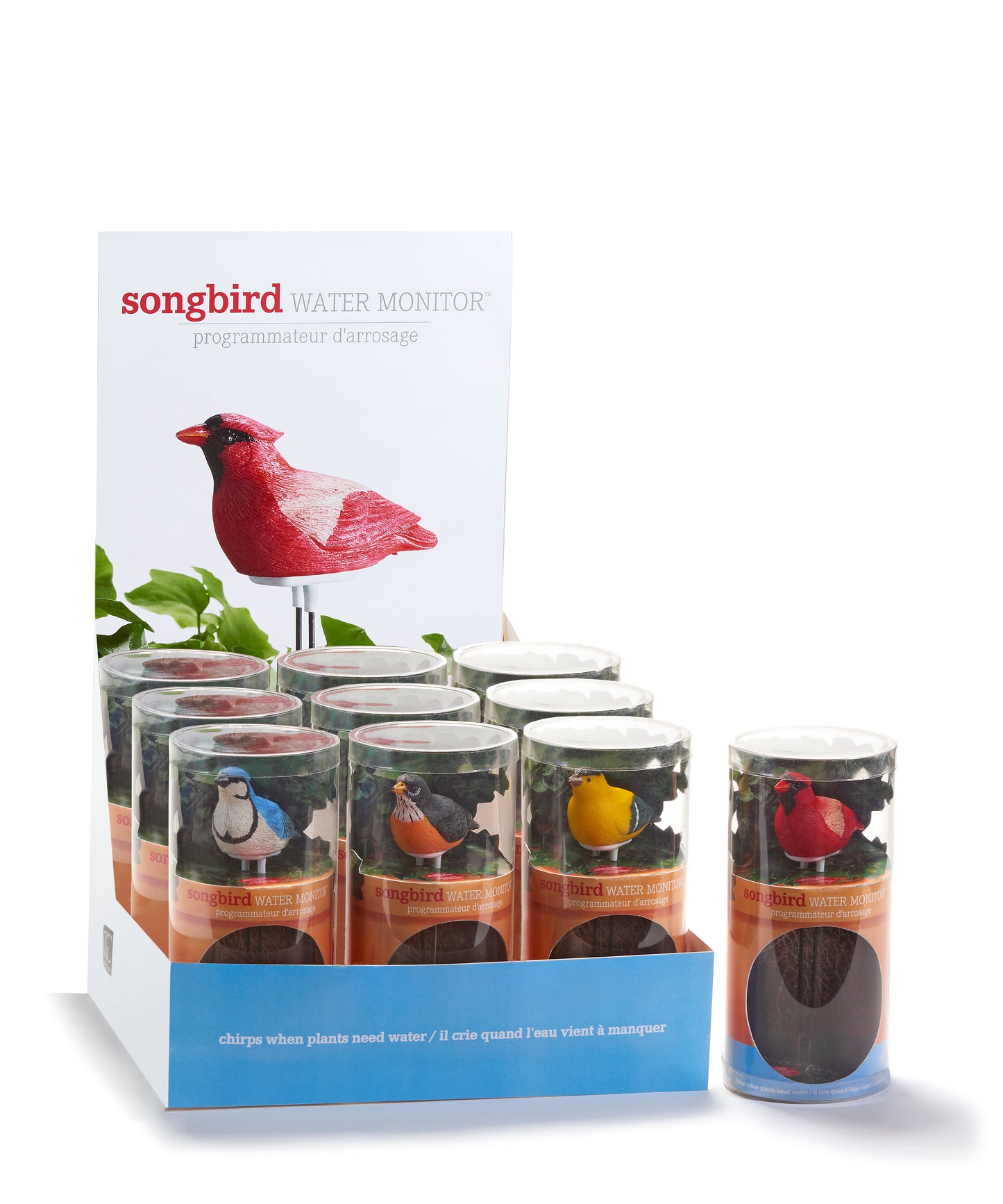 Songbird Moisture Meter with Light Sensor and Sound