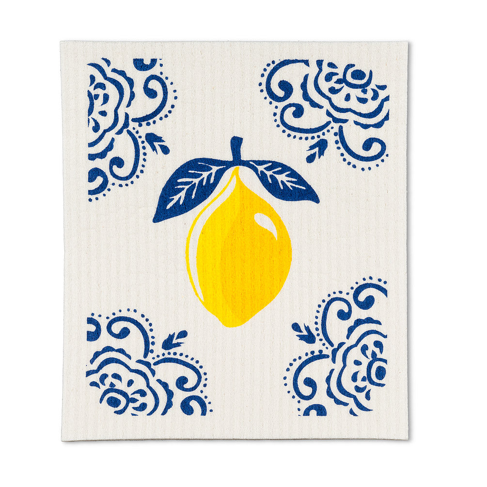 Sorrento Lemon Dishcloths set/2