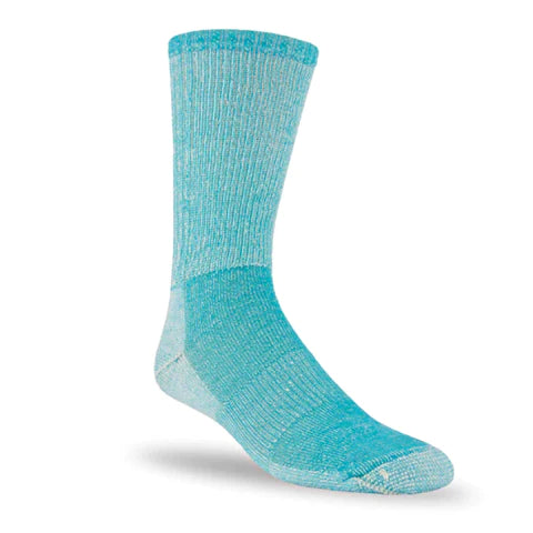 Chaussettes en laine mérinos bleu sarcelle taille S/M