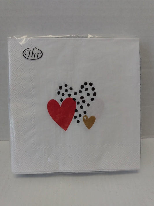 Serviette cocktail d'amour
