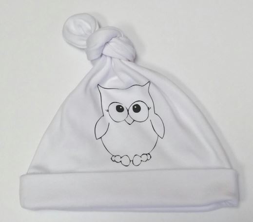 Happy the Owl Hat White