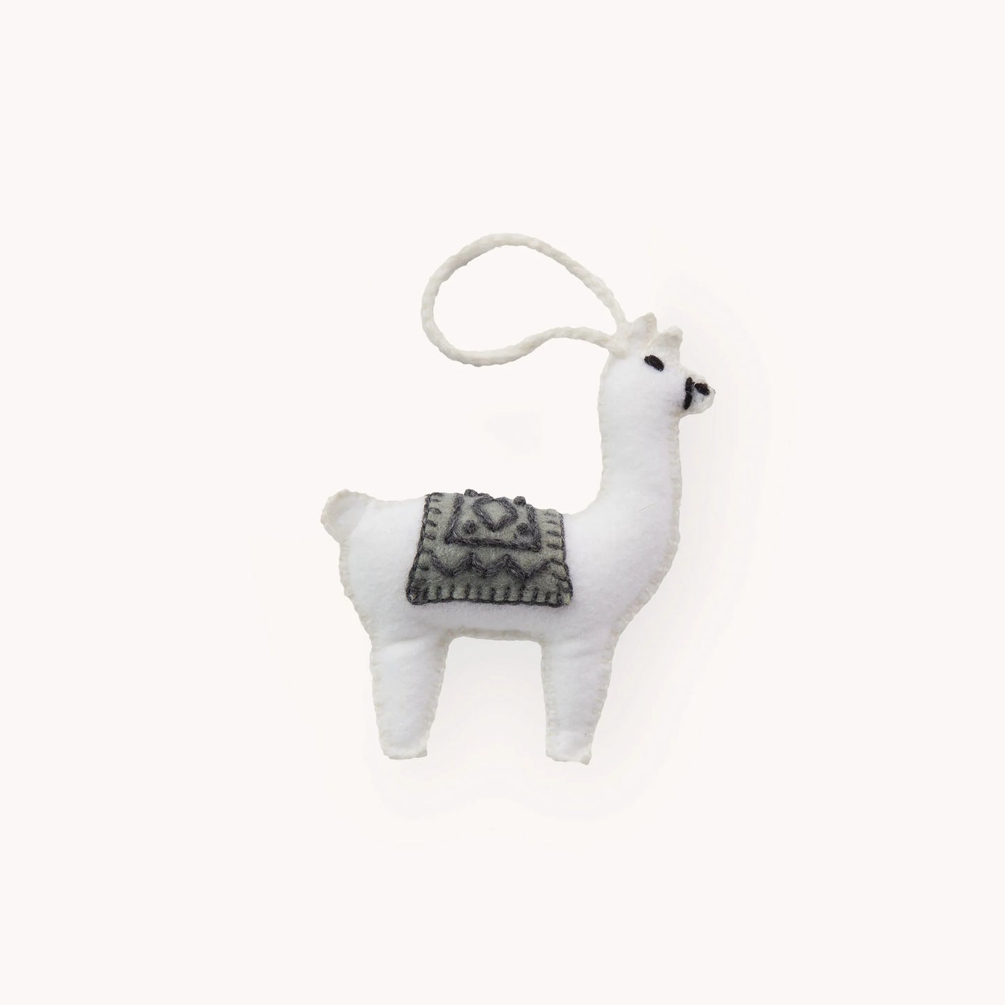 White Llama ornament